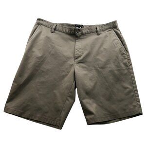Adidas Mens Golf Shorts Size 38 ClimaCool Stretch Khaki Chino Athleisure Outdoor